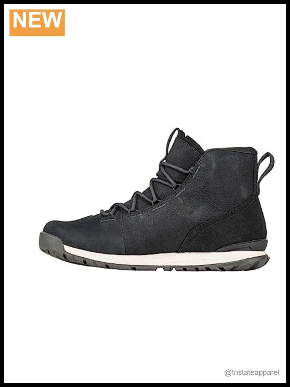 Women's Board-Lasted Leather Hiking Boots Waterproof Mid Ankle Lace-Up